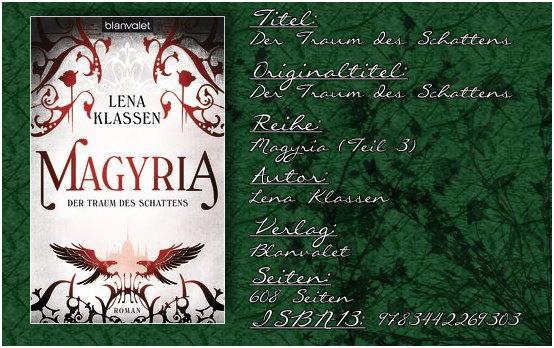 Magyria 03 - Der Traum des Schattens von Lena Klassen
