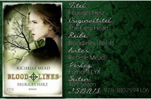 Vampire Academy: Bloodlines 04 - Feuriges Herz von Richelle Mead