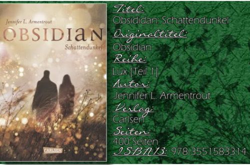 Obsidian - Schattendunkel (Lux 01) von Jennifer L. Armentrout