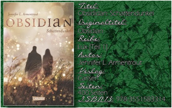Obsidian - Schattendunkel (Lux 01) von Jennifer L. Armentrout