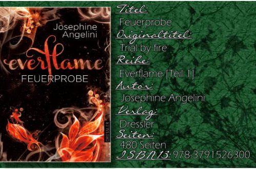 Everflame 01 - Feuerprobe von Josephine Angelini (altes Cover)