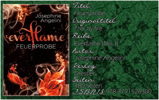 Everflame 01 - Feuerprobe von Josephine Angelini (altes Cover)