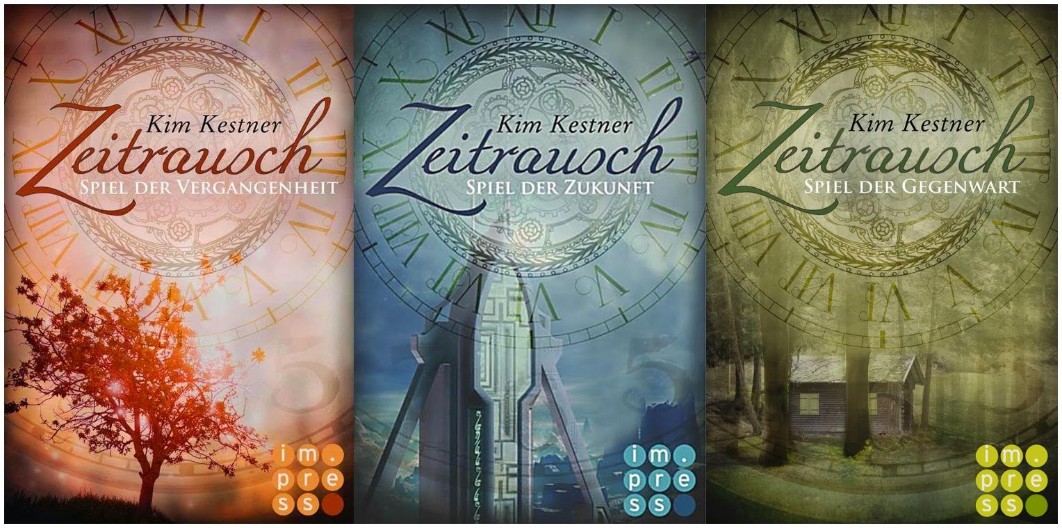 Zeitrausch-Trilogie von Kim Kestner - Carlsen Cover