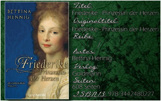 Friederike - Prinzessin der Herzen von Bettina Hennig