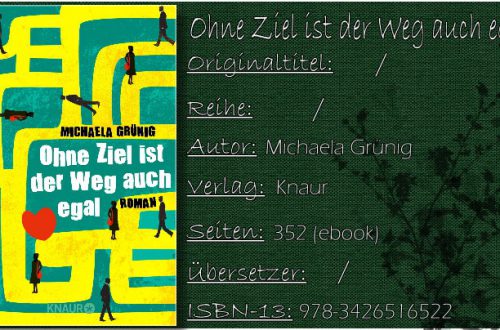 Ohne Ziel ist der Weg auch egal von Michaela Grünig