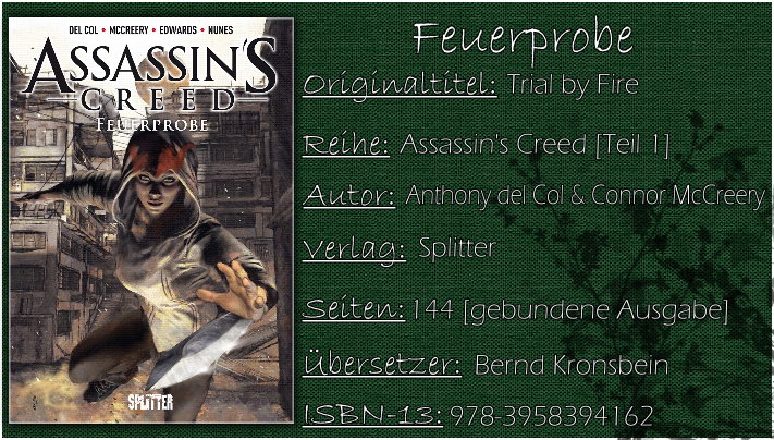 Assassin's Creed 01 - Feuerprobe von Anthony de Col und Conor McCreery (Graphic Novel)