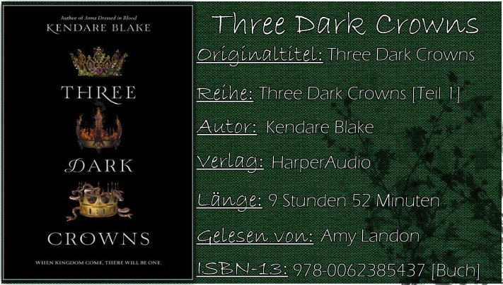 Three Dark Crowns von Kendare Blake