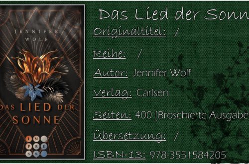 Das Lied der Sonne von Jennifer Wolf