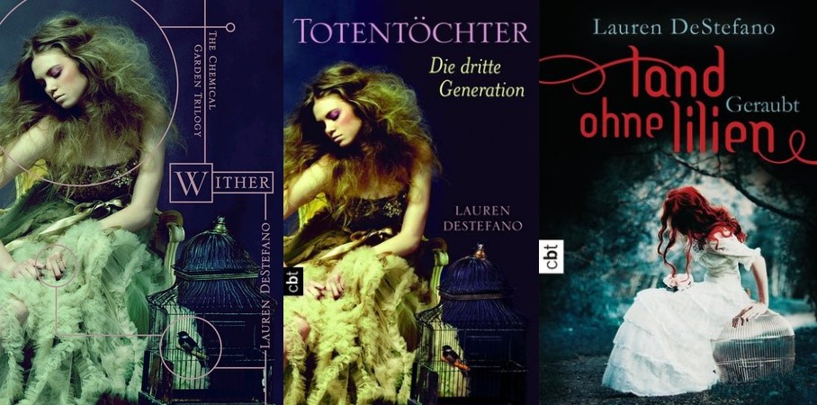 "Wither" ist "Totentöchter - Die dritte Generation" und "Land ohne Lilien - Geraubt" von Lauren DeStefano