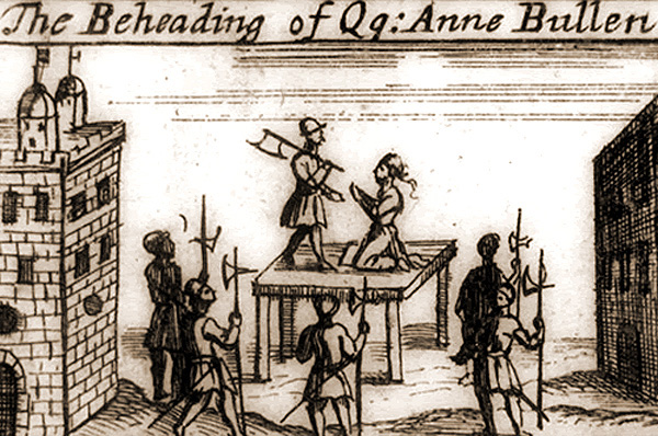 Darstellung der Hinrichtung Anne Boleyns