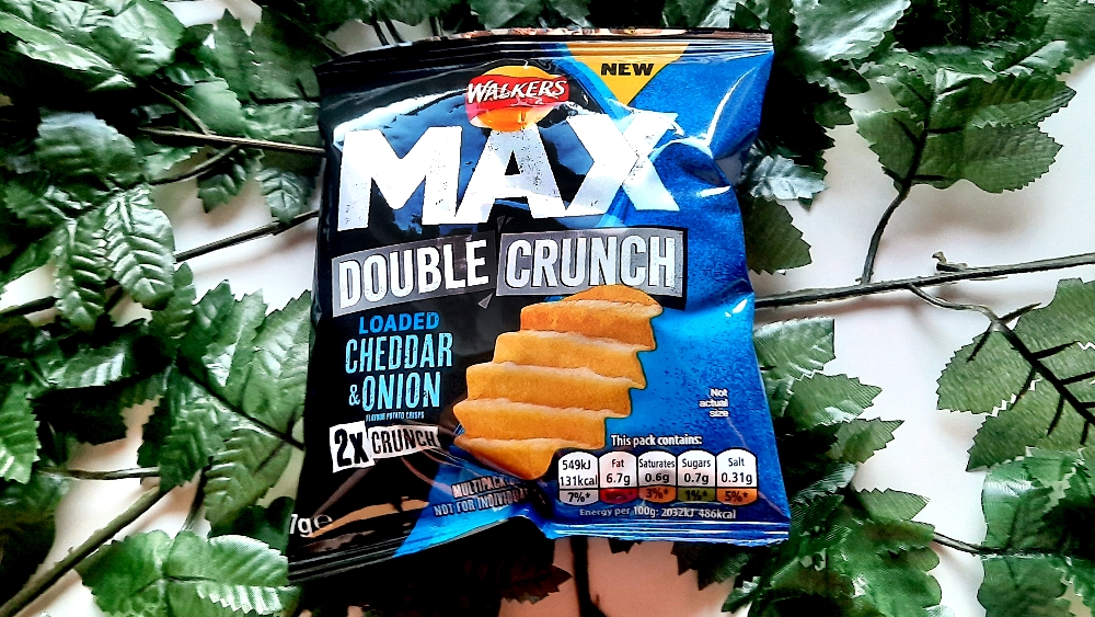 Walkers Max Double Crunch Loaded Cheddar & Onion