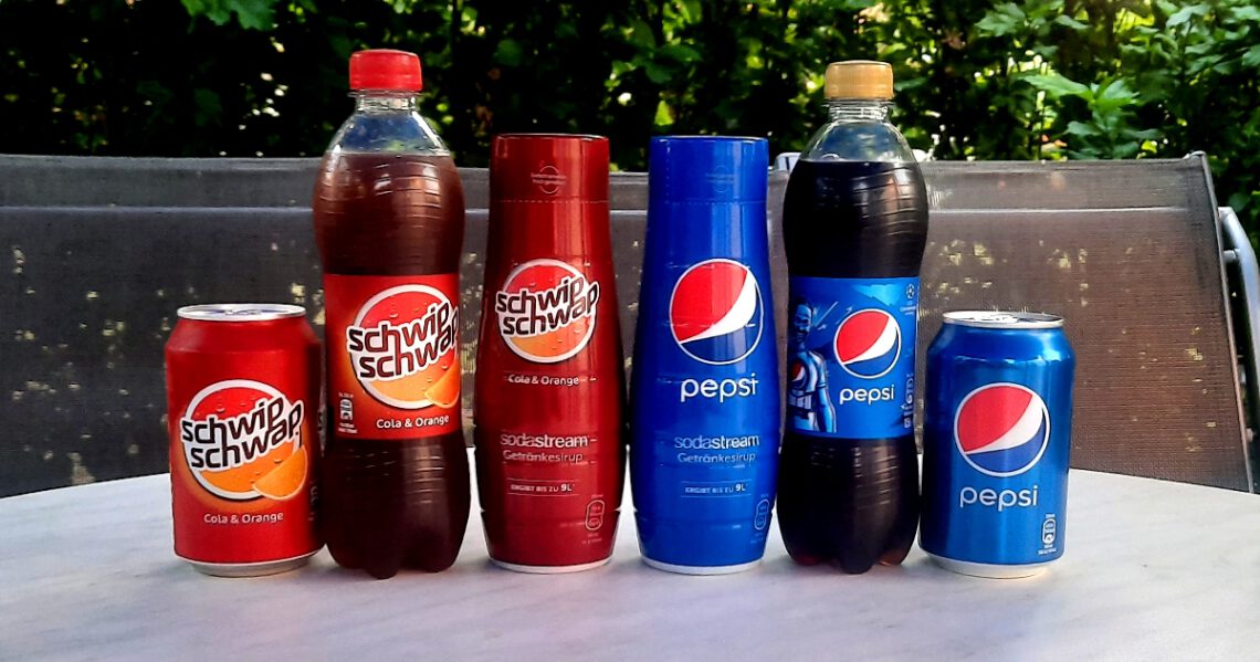 SodaStream Pepsi + Schwip Schwap Sirup Taste Test - titelbild