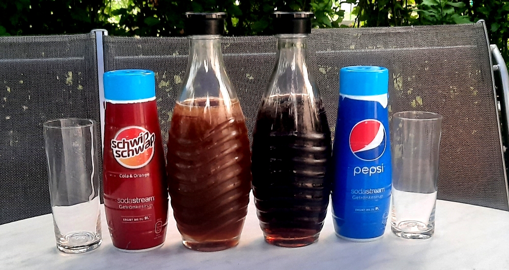 SodaStream Schwip Schwap + Pepsi Flaschen