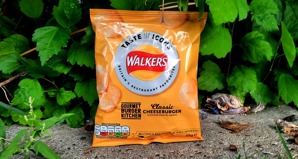 Walkers Taste Icons Gourmet Burger Kitchen Classic Cheeseburger