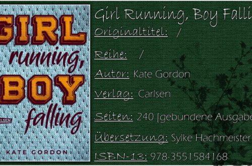 Girl Running, Boy Falling von Kate Gordon
