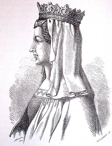 Künsterlische Darstellung Margretes von Hans Peter Hansen